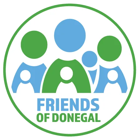 Friends of Donegal group of people circle logo